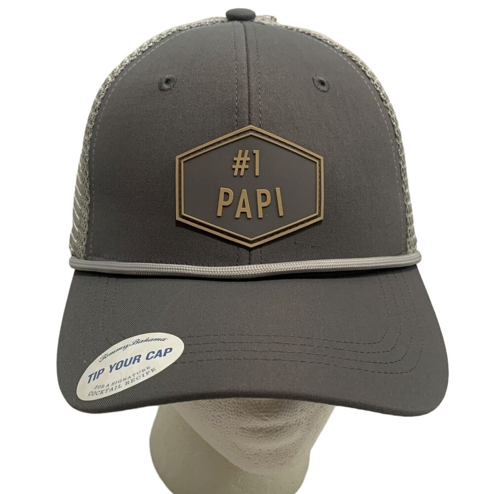 Tommy Bahama #1 Papi Tip Your Cap Baja Margarita Recipe Trucker Snapback Cap Hat